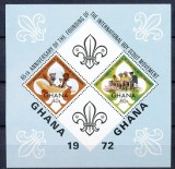C3282 - Ghana 1972 - Cercetasi bloc neuzat,perfecta stare