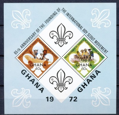 C3282 - Ghana 1972 - Cercetasi bloc neuzat,perfecta stare foto