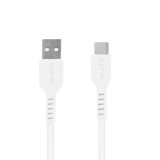Cablu USB-C Date/Incarcare, 25cm, Alb, Universal, Transfer Rapid, Compatibil Smartphone/Tableta/Laptop