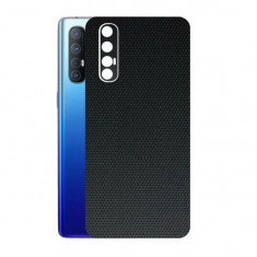 Set Folii Skin Acoperire 360 Compatibile cu Oppo Reno 3 Pro 5G (2 Buc) - ApcGsm Wraps Matrix Black