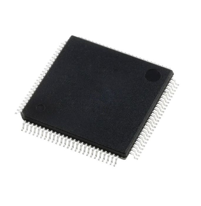 Circuit integrat, microcontroler ARM7TDMI, A/D, I2C, JTAG, SPI, UART, USB, LQFP100, MICROCHIP TECHNOLOGY - AT91SAM7X128C-AU