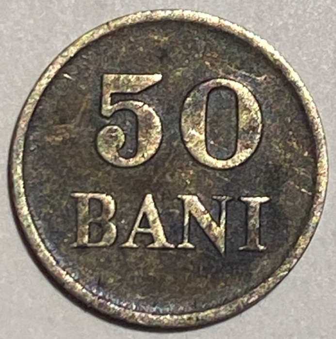 50 BANI 1947 / MONEDA DIN POZE...