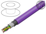 Cablu LAPP UNITRONIC&reg; BUS LD FD P 3x2x0,25mm&sup2; Cu Violet Cod 2170215