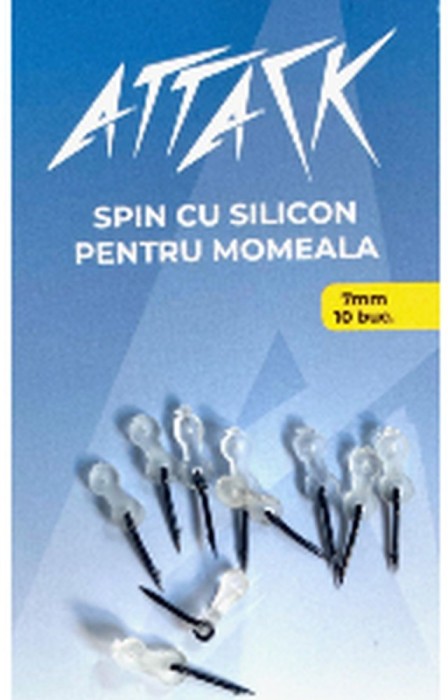 Spin Attack Pentru Momeala Bait Sting Cu Inel Silicon, 7mm, 10buc/plic