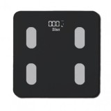 Cantar electronic corporal 28x28x2cm 180kg sticla negru Zilan ZLN8980