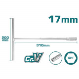 TOTAL - CHEIE TUBULARA CU MANER IN T - 17MM, 200X310MM (INDUSTRIAL) PowerTool TopQuality