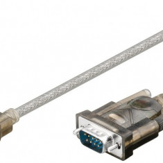Cablu convertor serial RS232 9p D-SUB tata, 1.5m, Goobay