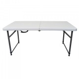 Masa pliabila camping alba N120 120x60cm Zilan ZTS5701