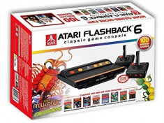 Consola Atari Flashback 6 + 100 jocuri + 2 controllere foto