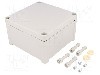 Carcasa ABS, 130mmx130mmx75mm, IP65, FIBOX - TA131308