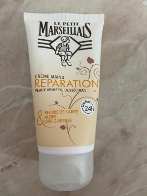 Crema reparatoare de maini pentru piele uscata, 75 ml, LE PETIT MARSEILLAIS foto