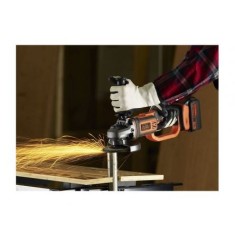Polizor unghiular pe acumulator Black &amp; Decker BCG720M1-QW, 18V, 1 x 4Ah, 125 mm diametru disc