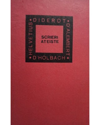 Diderot - Scrieri ateiste (Editia: 1966) foto