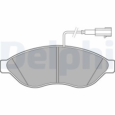 DELPHI LP2498 set placute frana,frana disc