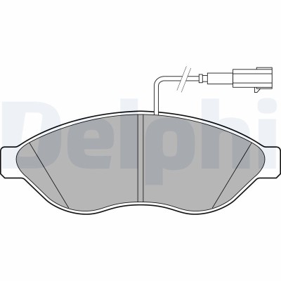 DELPHI LP2498 set placute frana,frana disc foto