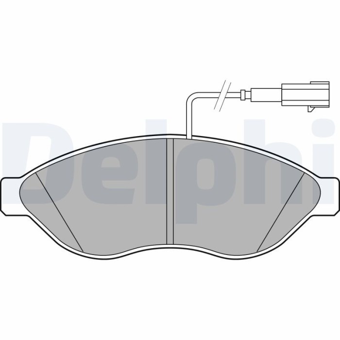 DELPHI LP2498 set placute frana,frana disc