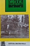 Memorii (volumul 4) - 1994 - I. G. Duca (@P92)
