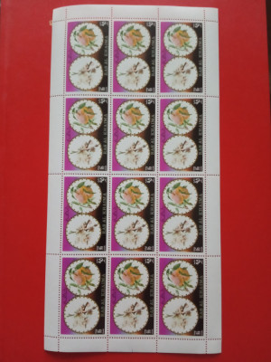 RAS AL KHAIMA, FLORI/FRUCTE - 12 X SERIE COMPLETĂ MNH (6 FOTO) foto