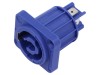 Conector Tata Circular Neutrik powerCON 20A, 3 Pini, Montare Panou, Tensiune 250V AC