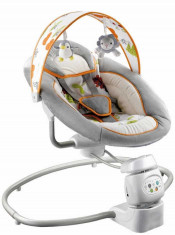 Leagan electric bebelusi Baby Mix UR BY002 gri foto