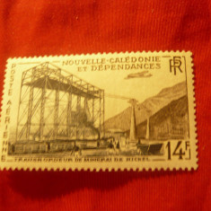 Timbru Noua Caledonie colonie franceza 1955 - Industrie -val. 14fr