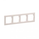 Rama ornament 4 posturi Legrand Suno dune 721534