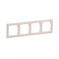Rama ornament 4 posturi Legrand Suno dune 721534