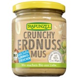 Pasta de Arahide Crocantă Rapunzel Vegana Bio cu Sare, 250g
