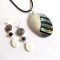 Set sidef paua, sidef alb si perle Mallorca, set cadou femei 41105