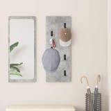 Cumpara ieftin Răcător de paltoane montat pe perete Gri beton 30 x 1.5 x 80 cm