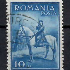 Romania 1932, LP. - Carol II - călare, Ștampilat