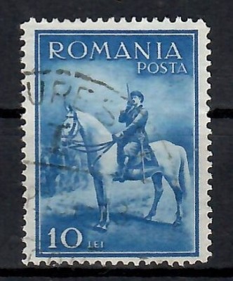 Romania 1932, LP.97 - Carol II - călare, Ștampilat foto