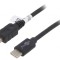 Cablu USB 3.1 USB B mini la USB C 0,5m Negru