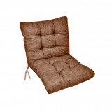 Perna scaun cu spatar, maro, umplutura spuma, sistem de prindere, 50x100