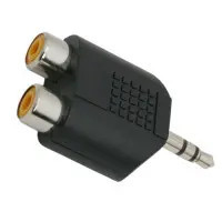 Adaptoare-Y RCA / JACK 2 x Soclu RCA-3.5 Fisa St. Jack Carguard foto