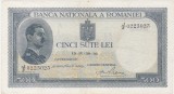 ROMANIA 500 lei 1936 aVF