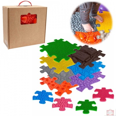 Covoras ortopedic senzorial puzzle Set Mediu 2A foto