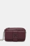 Armani Exchange poșetă culoarea bordo, XW000324 AF11902