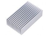 Radiator extrudat cu aripioare 75x45x22mm