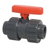 Robinet PVC cu Bilă, Mufă PVC-U 25 mm, PN16