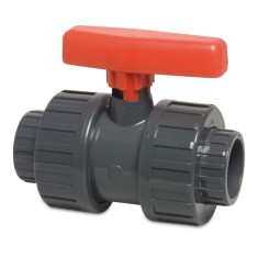 Robinet Sferic PVC-U Mufă 63 mm PN16 pentru Instalații