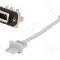 Conector USB B mini, in&amp;#351;urubare, pt. montare pe panou, AMPHENOL - MUSBB15101