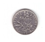 Moneda Franta 1/2 franc 1986, stare buna, curata