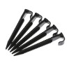 Clema pentru fixare tub pentru irigatii prin picurare, negru, polipropilena, 10 cm, set 5 bucati