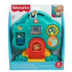 Jucarie cu activitati, Fisher Price, Animal Friends Discovery, Casa din copac, HXK34