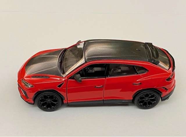Macheta Kinsmart 1/38 Lamborgini Urus, red in window box