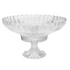 Fructiera din sticla Vintage cu picior 32 cm x 19 cm