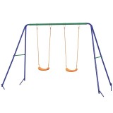 Complex de joaca, 2 leagane, multicolor, 3-8 ani, 269x160x180 cm, ART