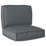 VidaXL Set de Perne pentru Palete 2 Piese Antracit Dințat