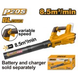 Suflanta Frunze 20V Motor Brushless - fara acumulator Ingco CABLI20428